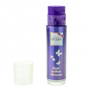 Т18858 Lukky фиолетовый мелок для волос с блёстками с ароматом клубники,10 г,блистер