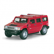 KT5337W Игрушка.Модель автомобиля инерц.'Hummer H2 SUV 2008' 1:40