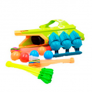 PT-00866 (WA-D3578) Игрушка Веселые забавы. Бластер для запуска водных бомбочек и мячей, 3в1