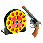 0485/26 Игрушка. Пистолет Champions-Line "Target Game", короб, 8мм пульки (Edison)