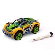 YS0281467 Игрушка Машинка DIY 13 см, металлическая, желто-зеленого цвета Funky toys