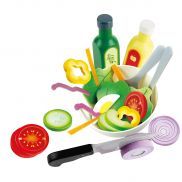 E3174_HP Игровой набор "Овощной салат", 40 предметов (игрушечная еда и аксессуары)