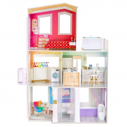Деревянный трёхэтажный дом для кукол Rainbow High 574330