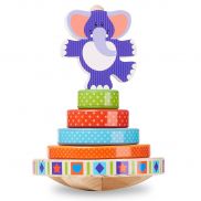 40127 Игрушка Пирамидка "Слоник" 40127 Игрушка Пирамидка "Слоник"