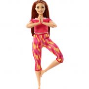 FTG80/GXF07 Кукла Barbie серия "Безграничные движения. Йога" В красных штанах