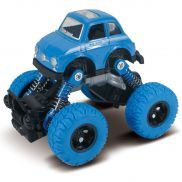 FT61072 Машинка die-cast, инерционный механизм, рессоры, синяя, 1:46 Funky toys