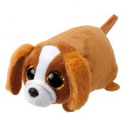 41249 Игрушка мягконабивная Собака коричнево-белая SUZIE серии Teeny Tys, 10 см