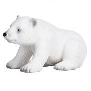 AMW2032 Игрушка. Фигурка животного "Белый медвежонок (сидящий)"