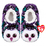 95506 Тапочки-носки детские с пайетками Сова Moonlight серии TY Fashion размер S (18,1 см)