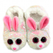 95510 Тапочки-носки детские с пайетками Кролик Bunny серии TY Fashion размер S (18,1 см)