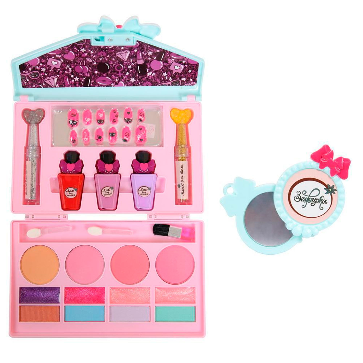 Bondibon набор детской декоративной косметики eva moda вв2254. набор косметики bondibon eva moda вв2256. детская косметика для макияжа. набор косметики bondibon eva moda вв2256. зефирка.