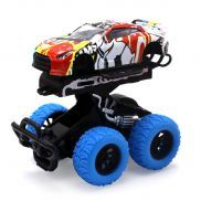 FT8488-1 Игрушка Инерционная die-cast машинка с ярким рисунком, синими колесами Funky toys