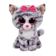 36838 Игрушка мягконабивная Кошка Kiki (серая) серии "Beanie Boo's" 40 см