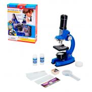 21331 Набор для опытов с микроскопом и аксессуарами, 33 предмета, синий, пластмасса