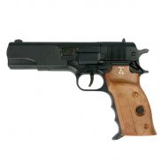 0538F Игрушка Пистолет Powerman 8-зарядные Gun Agent 220mm, упаковка-карта
