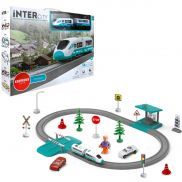 Т22435 1TOY InterCity Express наб.ж.д."Городок" 56 дет.свет, звук