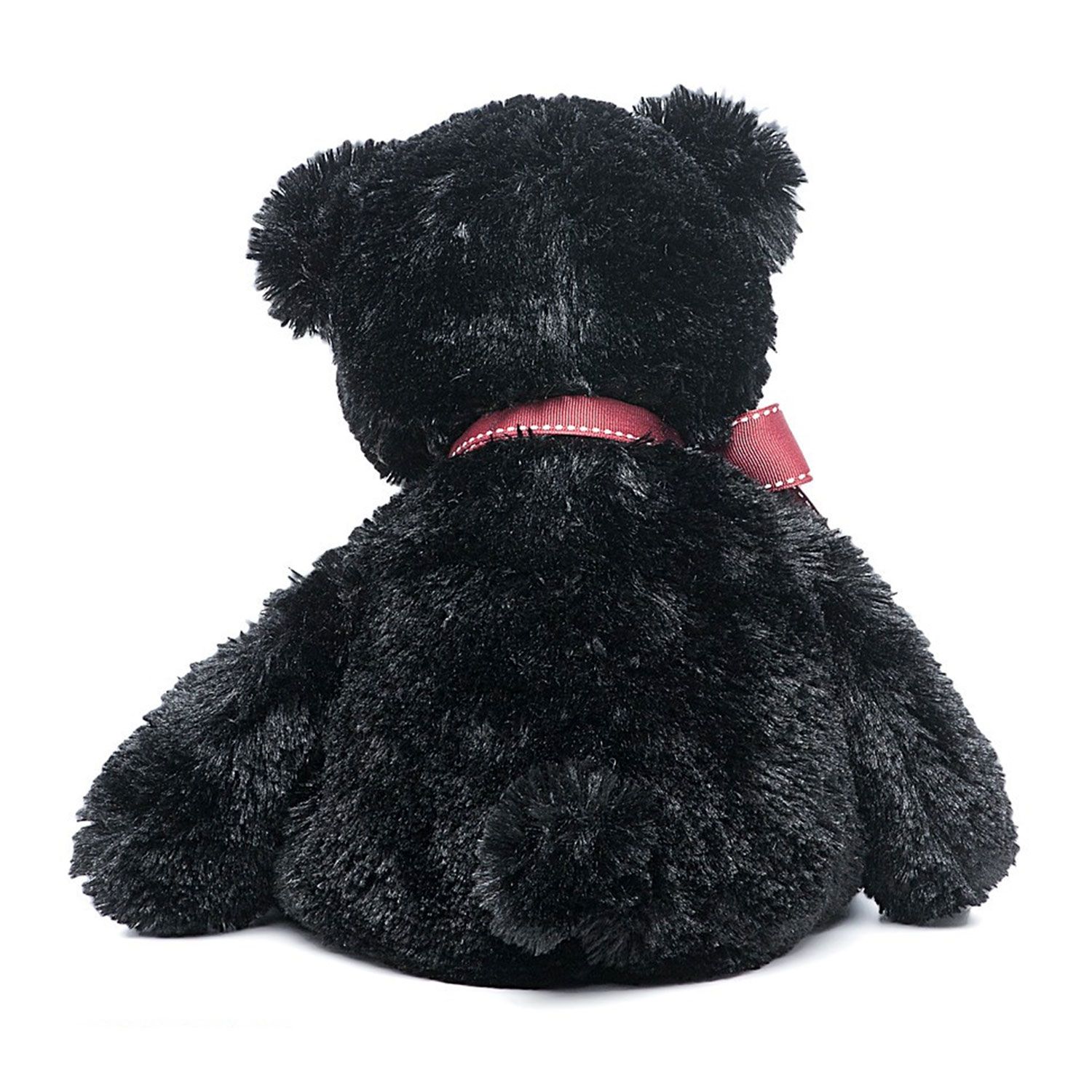 Черно плюшевая. Мягкая игрушка Aurora медведь чёрный 70 см. Мягкая игрушка Aurora 41-103 медведь чёрный 70 см. Aurora мягкие игрушки медведь черный.