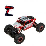 Т10956 Игрушка 1toy Драйв, раллийная машина бигвил на р/у, 2,4GHz, 4WD, масштаб 1:18, курковый пульт