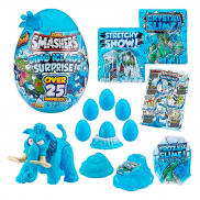 7455-3 Игрушка Zuru Smashers Гигантское яйцо динозавра"Ледниковый период"(высота 28 см),голубая рука