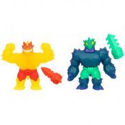 67959 Игровой набор Пламенный Блейзагот VS Кактикус Метеор Мэднесс тянущиеся фигурки GooJitZu