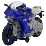3764015 Игрушка Мотоцикл Yamaha R1 на бат. (свет, звук) 26 см