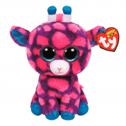 36824 Игрушка мягконабивная Жираф розовый SKY серии "Beanie Boo's", 24 см
