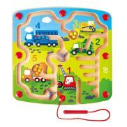 E1713_HP Игрушка Детский магнитный лабиринт с шариком "Транспорт", учим цвета и цифры