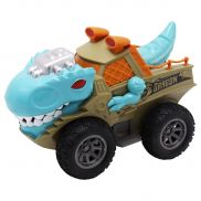 FT0735698 Игрушка. Инерционная машинка Funky Toys, Бирюзовый Тираннозавр с подвижными элементами