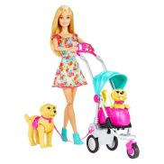 CNB21 Набор Barbie Прогулка со щенками, 29 см