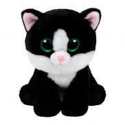 42185 Игрушка мягконабивная Кошка Ava (черно-белая) серии Beanie Babies, 15 см