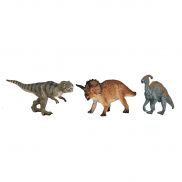 AMD4045 Набор динозавров: тираннозавр, трицератопс, паразауролоф