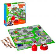 ВВ2421 Обучающие игры Bondibon Настольная игра «Гонки», Box 32х9x32 см