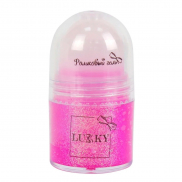 Т15373 Lukky роликовый гель с блёстками для лица и тела, с ароматом клубники, розовый 20 мл,блистер