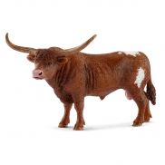13866 Игрушка. Фигурка животного "Техасский бык Лонгхорн"