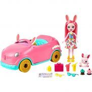HCF85 Кукла Enchantimals Бри Кроли с автомобилем