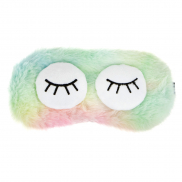 Т20881 Lukky Fashion маска для сна Глазки, разноцветный, 24,6х14,6, пакет