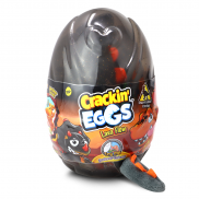 SK012D2 Игрушка мягконабивная динозавр 12 см «Crackin'Eggs» в мини яйце. Серия Лава