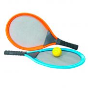Т59927 1toy Набор для тенниса, ракетки мягкие 27x54 см, мячик