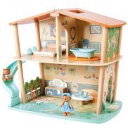 E3412_HP Кукольный домик "Дом в джунглях семьи тигров"