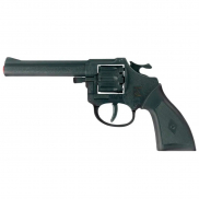 0432F Игрушка Пистолет Jerry 8-зарядные Gun, Western 192mm, упаковка-карта (Sohni-Wicke)