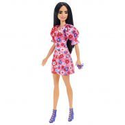 FBR37/HBV11 Кукла Барби серия "Игра с модой" В красном платье в цветочек
