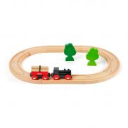 33042 BRIO Игрушка. Железная дорога с грузовым поездом, 18 эл, коробока