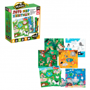RU28702 Настольная игра для детей с 3 лет "Мир животных" Headu