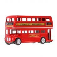 870829 Игрушка Лондонский двухэтажный автобус, мет., ин.
