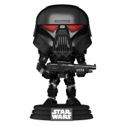 58289 Фигурка Funko POP! Звёздные войны. Мандалорец Тёмный солдат (Mandalorian Dark Trooper(Battle))