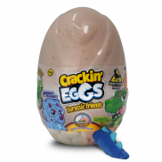 SK014D2 Игрушка мягконабивная динозавр 12 см «Crackin'Eggs» в мини яйце. Серия Парк Динозавров