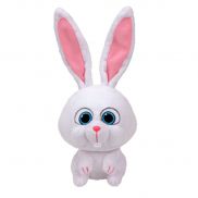 41168 Игрушка мягконабивная Кролик Снежок, герой м/ф "Тайная жизнь домашних животных" 15 см
