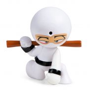 37003 Игрушка "Пукающий" Ниндзя белый с шестом.TM Fart Ninjas