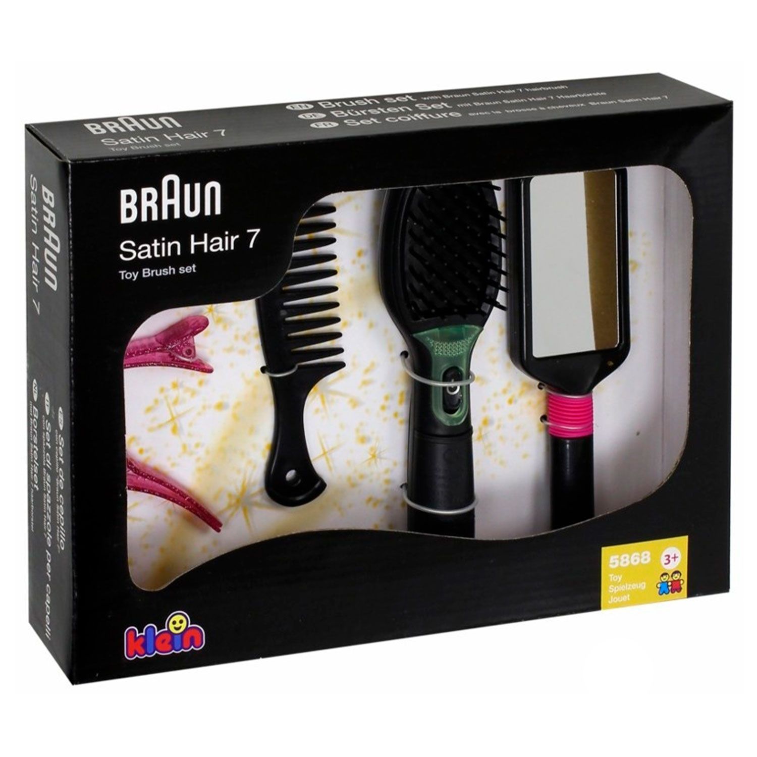 Набор браун. Набор расчесок Braun (5868). Игровой набор Klein "Satin hair. Набор стилиста", 5 предметов. Braun Satin hair расческа. Набор Klein Braun Satin hair.