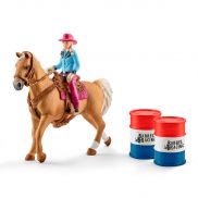 41417 Набор Женщина-ковбой с лошадью и аксессуарами